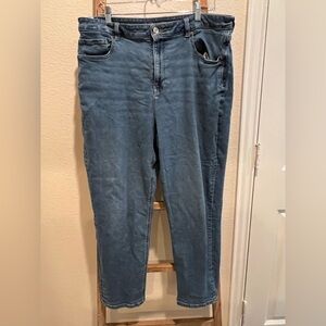 American Eagle Outfitters plus size Blue Straight Leg Jeans